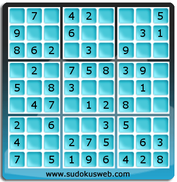 Sudoku de Nivell Molt Fàcil Sudoku de Nivell Molt Fàcil