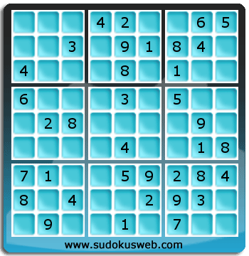 Sudoku von einfacher höhe