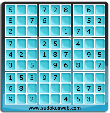 Sudoku de Nivell Molt Fàcil Sudoku de Nivell Molt Fàcil