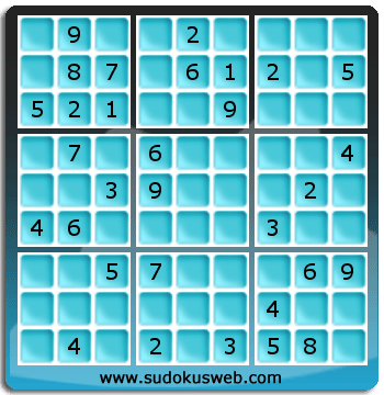 Sudoku von mittelmässiger höhe