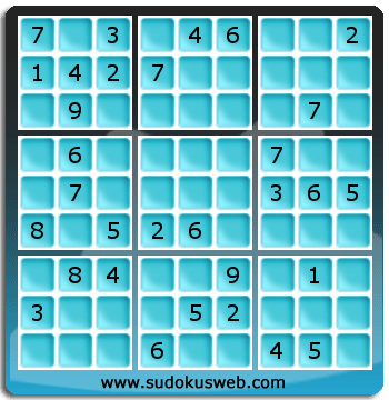 Sudoku von mittelmässiger höhe