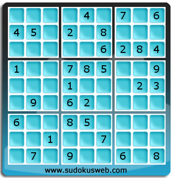 Sudoku von mittelmässiger höhe