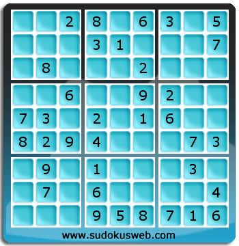 Sudoku von einfacher höhe