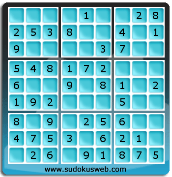 Sudoku de Nivell Molt Fàcil Sudoku de Nivell Molt Fàcil
