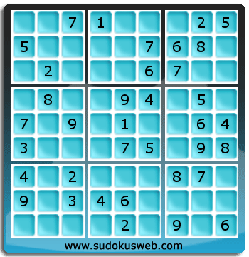 Sudoku de Nivell Fàcil Sudoku de Nivell Fàcil