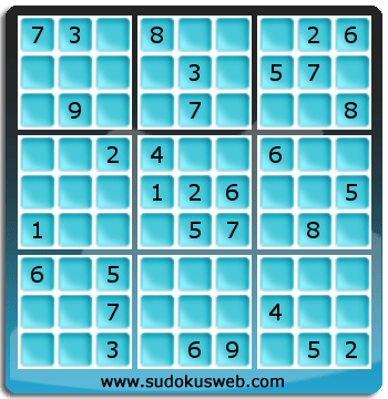 Sudoku von mittelmässiger höhe