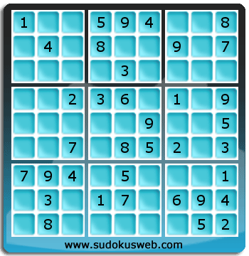 Sudoku von einfacher höhe