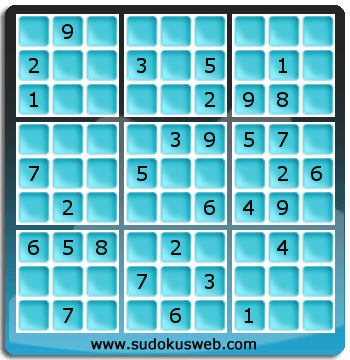 Sudoku von mittelmässiger höhe