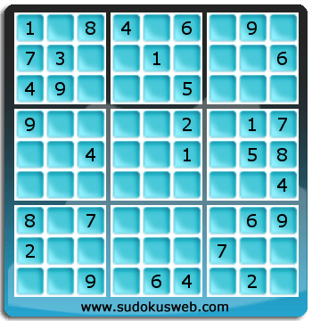 Sudoku von mittelmässiger höhe