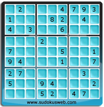 Sudoku von mittelmässiger höhe