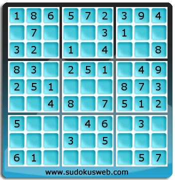 Sudoku von sehr einfacher höhe