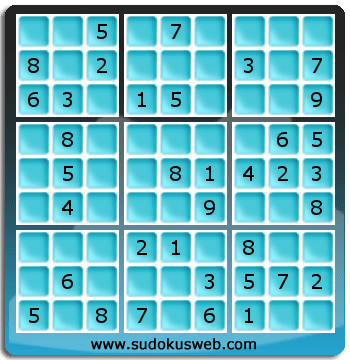 Sudoku von einfacher höhe