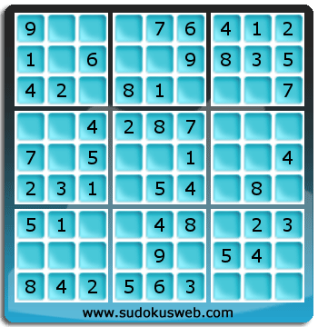 Sudoku de Nivel Muy Fácil