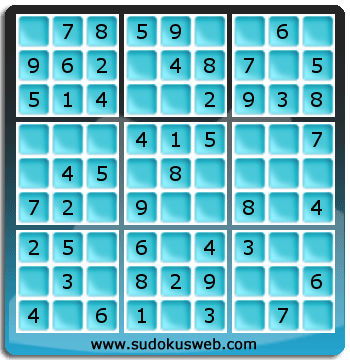 Sudoku de Nivel Muy Fácil