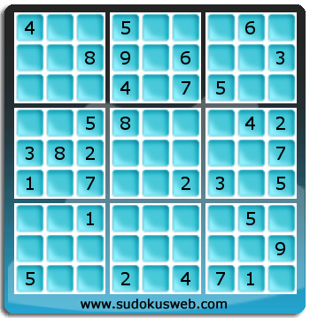 Sudoku von mittelmässiger höhe