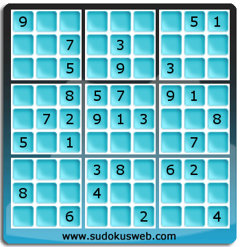 Sudoku von mittelmässiger höhe