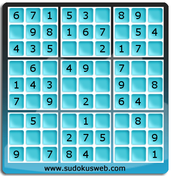 Very Easy Level Sudoku