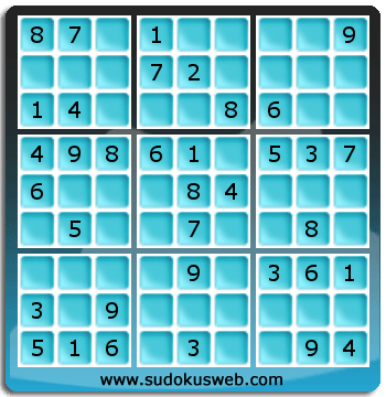 Nivel Facil de Sudoku