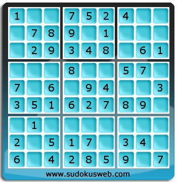 Sudoku de Nivel Muy Fácil