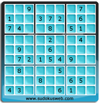 Sudoku von mittelmässiger höhe