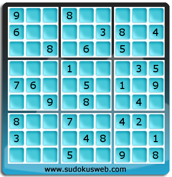 Sudoku von mittelmässiger höhe