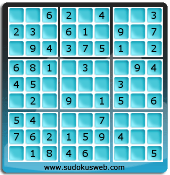 Sudoku von sehr einfacher höhe