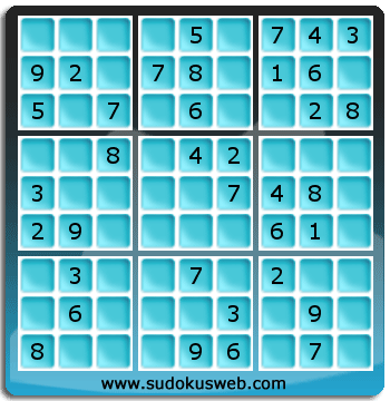 Sudoku von einfacher höhe