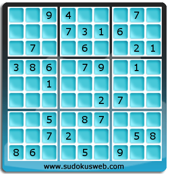 Sudoku von mittelmässiger höhe