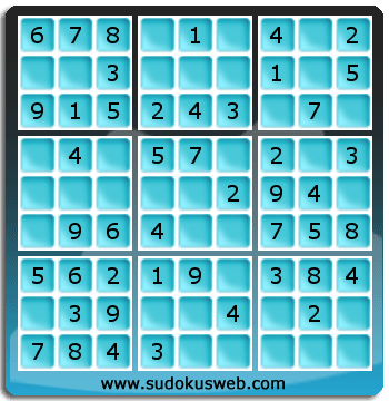 Sudoku von sehr einfacher höhe