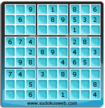 Sudoku von einfacher höhe