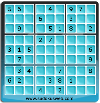 Sudoku von mittelmässiger höhe