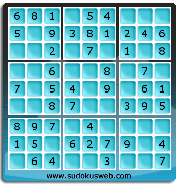 Sudoku von sehr einfacher höhe