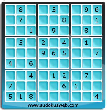 Sudoku von mittelmässiger höhe