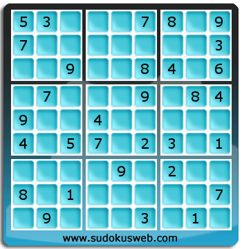 Sudoku von mittelmässiger höhe