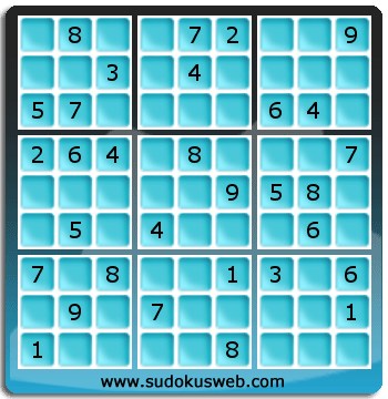 Sudoku von mittelmässiger höhe