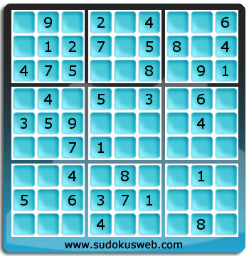 Sudoku von einfacher höhe