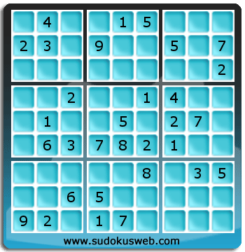 Sudoku von mittelmässiger höhe