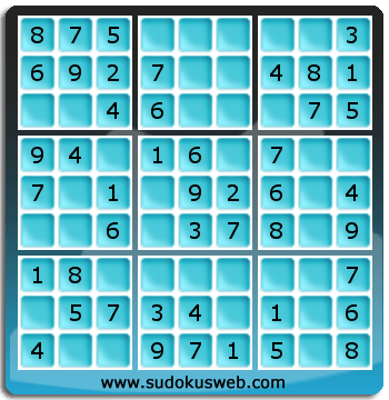 Sudoku von sehr einfacher höhe