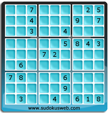 Sudoku von Fachmännischer höhe