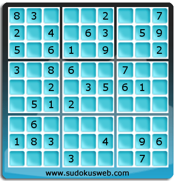 Sudoku von einfacher höhe