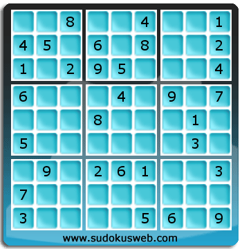 Sudoku von mittelmässiger höhe