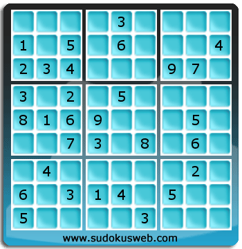 Sudoku von mittelmässiger höhe