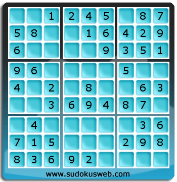 Sudoku von sehr einfacher höhe