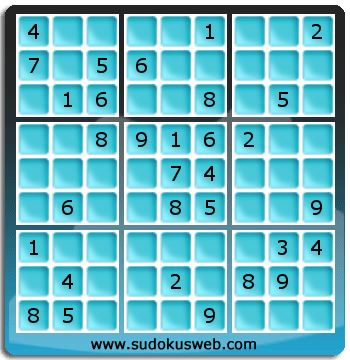 Sudoku von mittelmässiger höhe