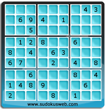 Sudoku von mittelmässiger höhe