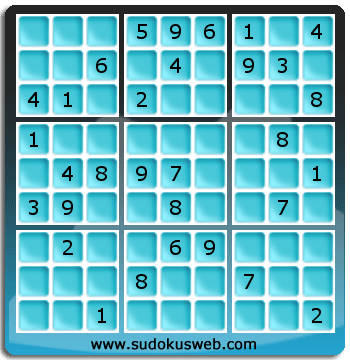 Sudoku von mittelmässiger höhe