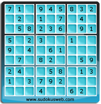 Sudoku de Niveau Très Facile