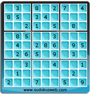 Sudoku von einfacher höhe