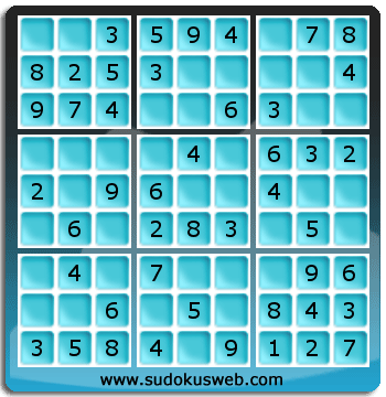 Sudoku de Nivel Muy Fácil