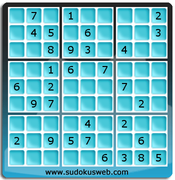 Sudoku von mittelmässiger höhe